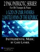 2 PAK PATRIOTIC SERIES, God of Our Fathers & Battle Hymn, Bb Trumpet & Piano (Score & Parts) P.O.D cover